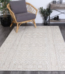 Laurel Elm Beige Contemporary Rug