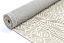 Laurel Elm Beige Contemporary Rug