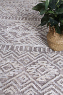 Ivory Elm Ash Contemporary Rug