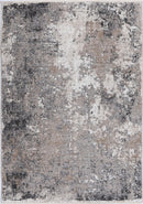 Misty Elm Ash Abstract Rug
