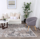 Misty Elm Ash Abstract Rug
