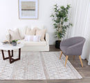 Moonlit Elm Beige Geometric Rug