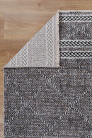 Seabreeze Elm Charcoal Contemporary Rug