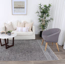 Seabreeze Elm Charcoal Contemporary Rug