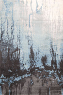 Ember Field Blue Abstract Rug