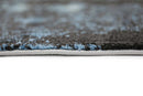 Ember Field Blue Abstract Rug