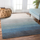 Velvet Elm Aqua Blue Rug