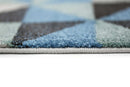 Azure Field Blue Grey Rug