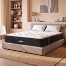 Queen Reversible Spring Mattress Cashmere Cover Gel Foam Firm 35cm