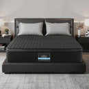 King Mattress 34cm Euro Top with 5-Zone Pocket Spring Support Black
