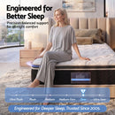 35cm Single Mattress Firm with Copper Memory Foam and Edge Support
