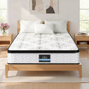 Queen Mattress 30cm Pocket Spring Euro Top Medium Firm Foam