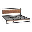 Metal Bed Frame King Size Beds Base Platform Wood