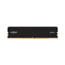 Crucial Pro 32Gb Ddr5 Udimm 6000Mhz Cl40 Black Desktop Gaming Memory