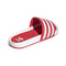 Adidas Mens Adilette Boost Slides White Grey One Red Size 9 Us