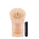 M Elite Soft And Wet Veronika Flesh Vibrating Vagina Stroker