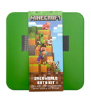 Minecraft The Overworld Bath Kit In Collectable Tin Bodywash 150Ml Spnge Bath Fizzer 60G