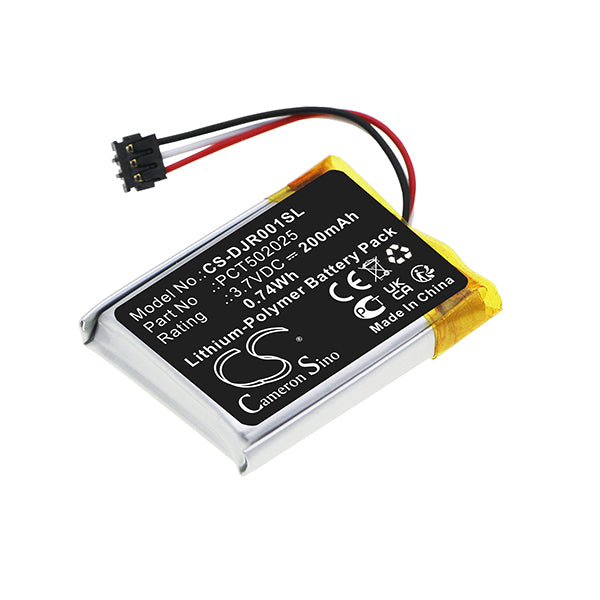 Cameron Sino Cs Djr001Sl 200Mah Battery For Dji Mic Receiver Headset