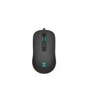 Rapoo V16 Rgb Wired Usb Optical 12800Dpi Gaming Mouse Black