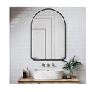 900X600Mm Bathroom Bedroom Mirror Arch Aluminium Frame Wall Mount