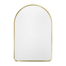 900X600Mm Bathroom Bedroom Mirror Arch Aluminium Frame Wall Mount