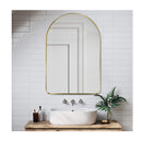 900X600Mm Bathroom Bedroom Mirror Arch Aluminium Frame Wall Mount