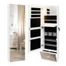 120 Cm Led Jewelry Mirror Cabinet With Full Length Frameless Mirror