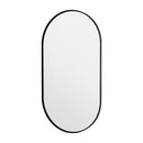 900X500Mm Bathroom Bedroom Mirror Oval Aluminium Frame Wall Mount