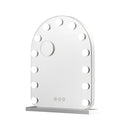 Makeup Mirror 40x50cm Dressing Vanity LED Bulb Light with 5x Magnification White Arch