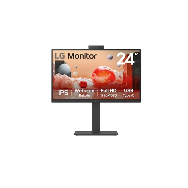 LG 24 Inch Ips Fhd Webcam Usb C 65W Pd