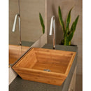 Moku Bamboo Bathroom Basin Square 406mm