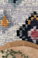 Orchid Field Ash Tribal Rug