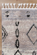 Saffron Field Ash Tribal Diamond Rug