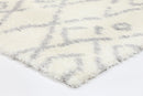 Moonlit Field Cream Silver Moroccan Rug