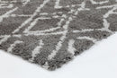 Olive Field Grey Silver Moroccan Rug