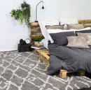 Olive Field Grey Silver Moroccan Rug