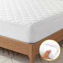 Waterproof Mattress Protector 100% Cotton Quilted Fitted Cover Single