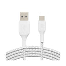 Belkin Boostcharge Braided Usb C To Usb A Cable 1M White