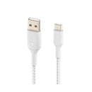 Belkin Boostcharge Braided Usb C To Usb A Cable 1M White