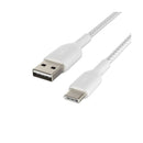 Belkin Boostcharge Braided Usb C To Usb A Cable 1M White