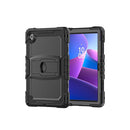 Usp Rugged Lenovo Tab Case Black Built In Kickstand Strap