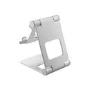 Brateck Aluminium Foldable Stand Holder For Phones And Tablets Silver