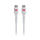 Monster Usb C To Usb C 100W Braided Cable White 120Cm