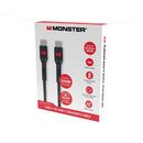 Monster Usb C To Usb C 100W Braided Cable Black 2M