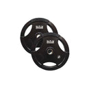 Morgan Tri Grip Olympic Rubber Weight Plates Pair
