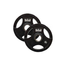 Morgan Tri Grip Olympic Rubber Weight Plates Pair