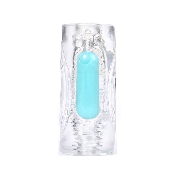 Maia Aster Clear Vibrating Stroker Sleeve
