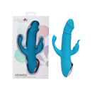 Maia Kennedi Usb Rechargeable Triple Stimulating Vibrator Blue