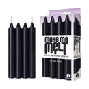 Make Me Melt Drip Candles Black Jet Black Drip Candles 4 Pack