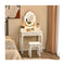 Makeup Dressing Table With Lighted Mirror For Women